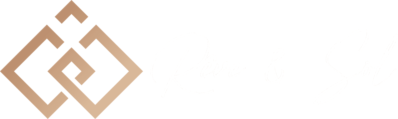 Reve et sol logo white
